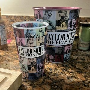 Taylor Swift Eras Tour Popcorn Bucket and Drink